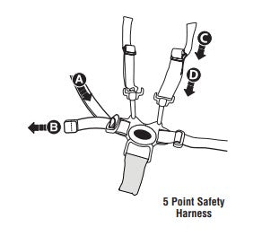 Harness All Straps Including Buckle 1