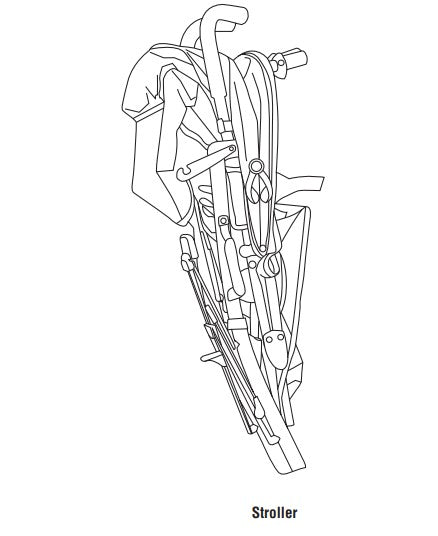 Stroller Frame Including Seat 1