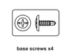 Rp Walker Base Screws Set 32471