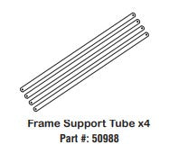 Cross Frame Support Tube 1pc