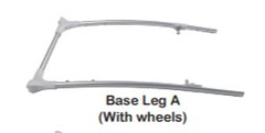 Bassinet Rear Leg With Bottom Wheels
