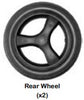 Rear Wheel 1pc (Not Including Axle) 1
