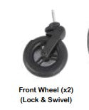 Front Swivel Wheel 1pc 1