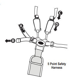Child Harness Straps & Buckle 1