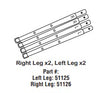 Left Wood Leg 1pc