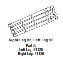 Right Wood Leg 1pc