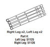 Right Wood Leg 1pc
