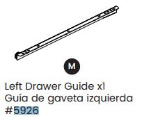 Left Drawer Guide