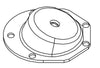Clipped Corner Metal Leg Base