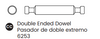 Double Ended Dowel