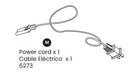 Power Cord, 1.5m Adaptor To Wall Plug 1