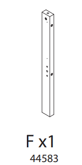 Bottom Right Footboard Post