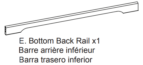 Bottom Back Rail