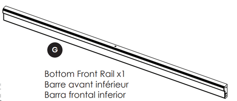 Bottom Front Rail