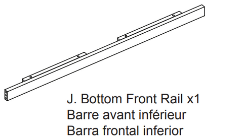 Bottom Front Rail