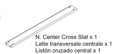 Center Cross Slat
