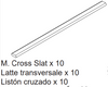 Cross Slat