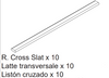 Cross Slat