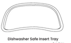 Clear Dishwasher Safe Top Tray 1