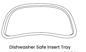 Clear Dishwasher Safe Top Tray 1