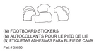 Stickers Twin Bed 1