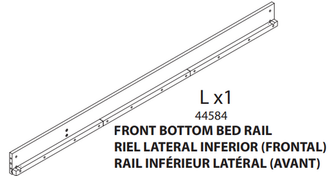 Front Bottom Bed Rail