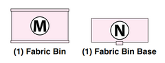 Fabric Bin And Bin Base
