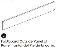 Footboard Outside Panel