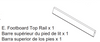 Footboard Top Rail
