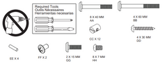 Hardware Kit Gn Wood Bed