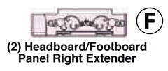 Headboard/Footboard Panel Right Extender