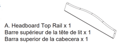 Headboard Top Rail
