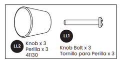 Knob with Screw