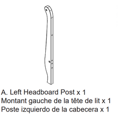 Left Headboard Post