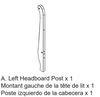 Left Headboard Post