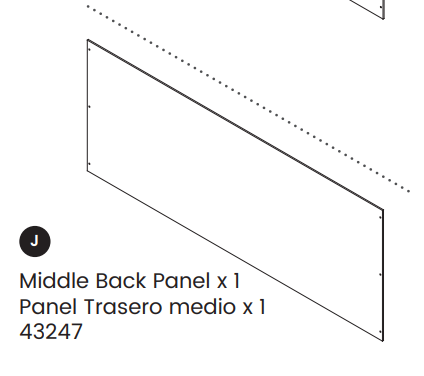 Middle Back Panel