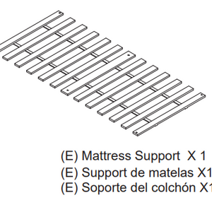 Wood Slat For Up Twin Bed 10