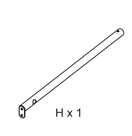 Part H - Frame Bar Right Side