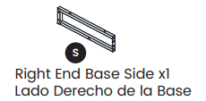 Right End Base Rail