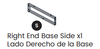 Right End Base Rail