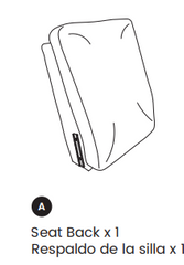 Chair Bracket, Tapered (Back)