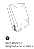 Chair Bracket, Tapered (Back)