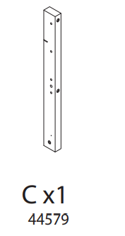 Top Right Footboard Post