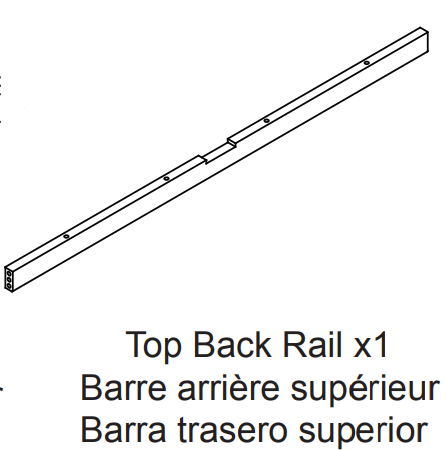 Top Back Rail