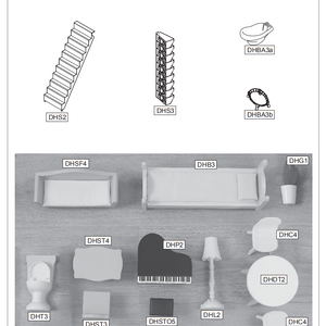 Toys Set Dollhouse 23