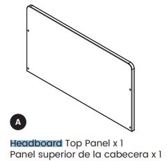 Head Board Top Panel